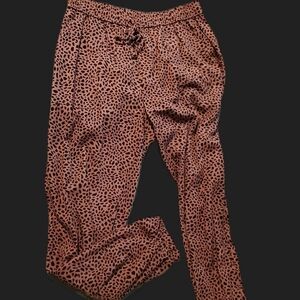 PINK Victoria's Secret Animal Print Joggers